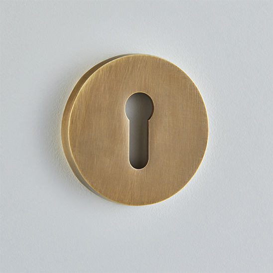 Round Escutcheon Standard Keyhole